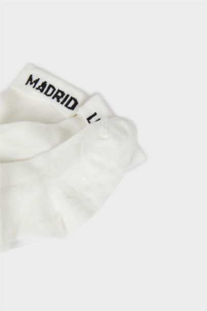 Boy Non-Slip Sole 3 Piece Cotton Long Socks