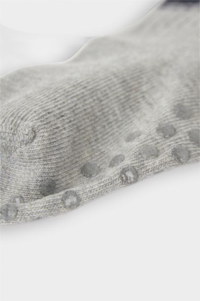 Lot de 3 paires de Chaussettes en coton antidérapantes pour bébé garçon