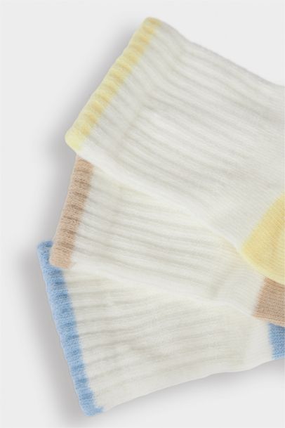 Lot de 3 paires de Chaussettes antidérapantes en coton pour bébé garçon