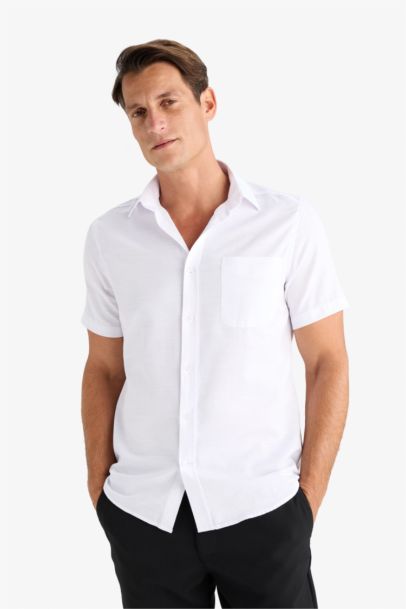 Modern Fit Summer Polo Collar Basic Shirt