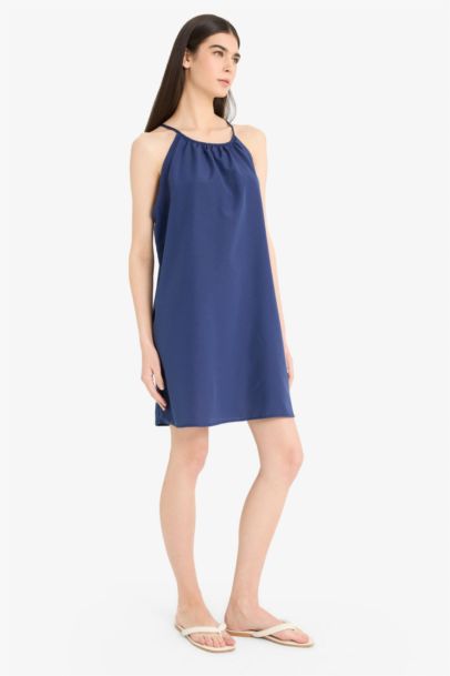 Fall in Love Terry Cotton Mini Beach Dress