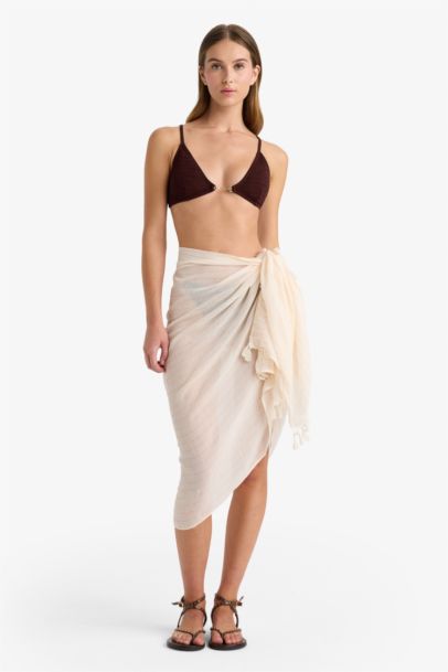 Pareo en coton Coupe régulière de Fall in Love