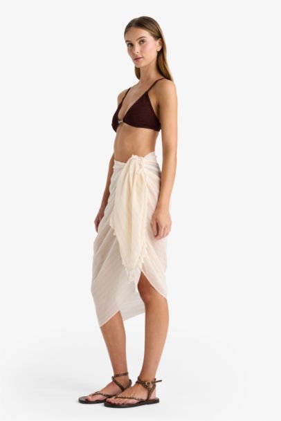 Pareo en coton Coupe régulière de Fall in Love