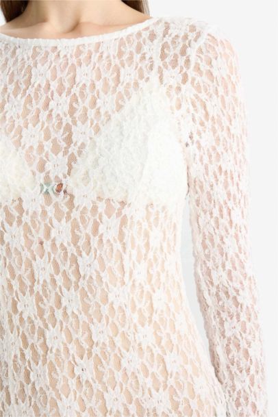 Fall in Love Regular Fit Lace Beachwear