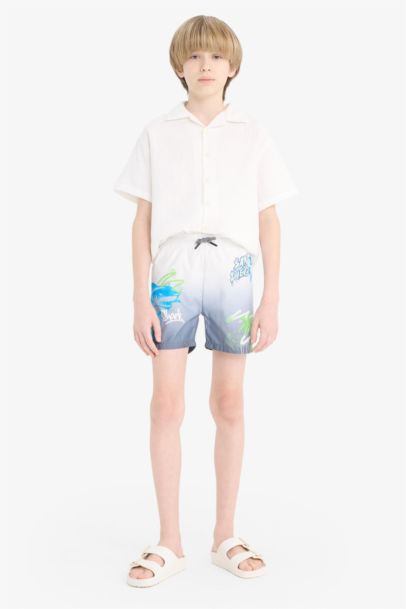 شورت بحر اولادي رمادي