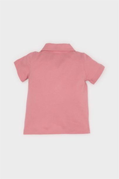 T-shirt Polo en piqué imprimé à manches courtes pour bébé garçon