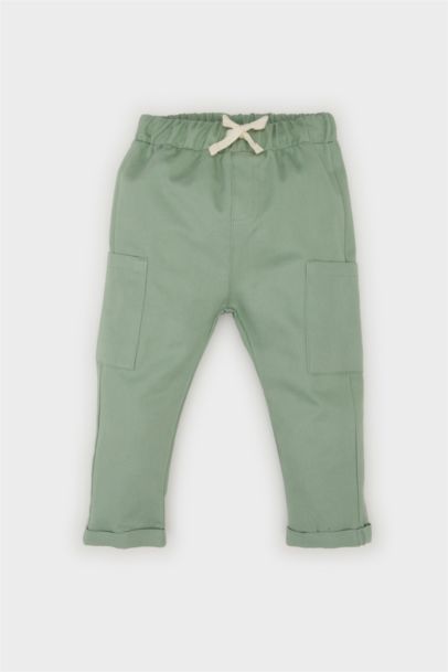 2'li Takım Uzun Kollu Gömlek Beli Lastikli Pantolon Erkek Bebek