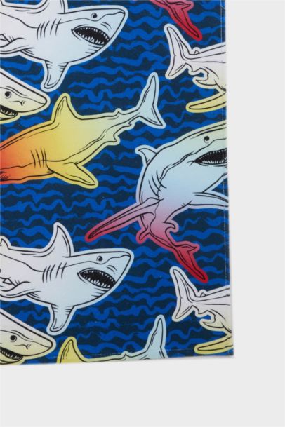 Boy Printed Beach Towel