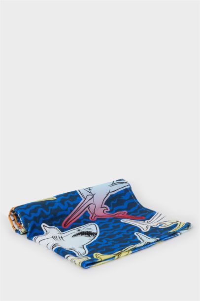 Boy Printed Beach Towel