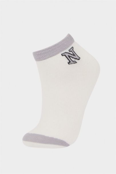 Boy Printed 5 Piece Short Socks