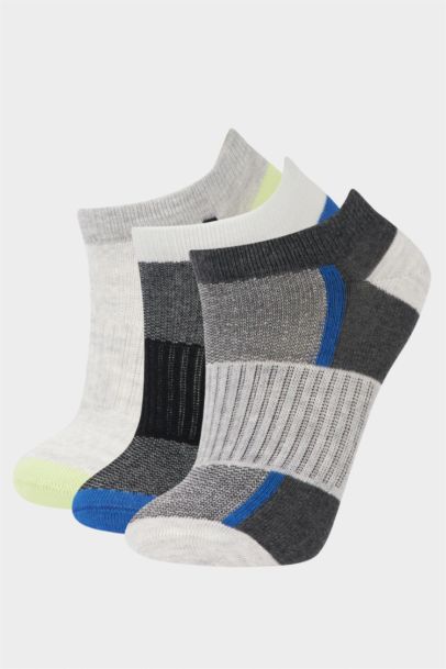 شرابات اولادي قصيرة قطن - 3 قطع