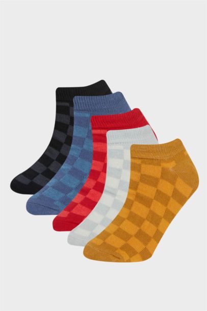 5'li Pamuklu Patik Çorap Erkek Çocuk