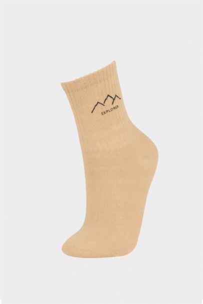 Boy Comfortable Elastic 3 Piece Cotton Long Socks