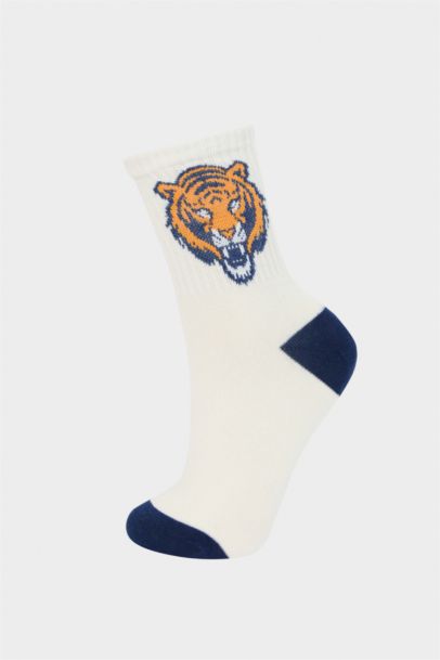 Boy 3 Piece Cotton Long Socks