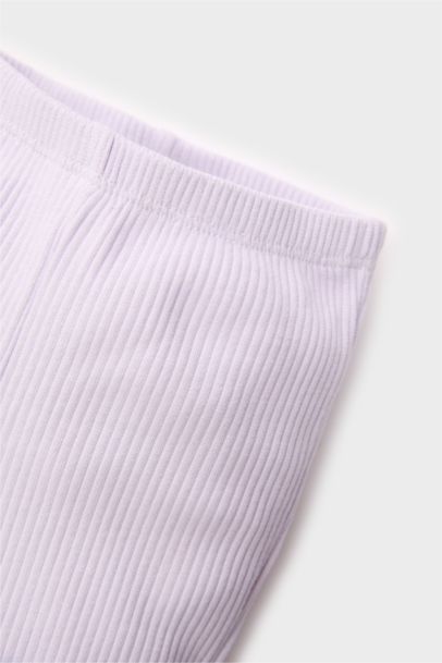 Legging côtelé pour bébé fille