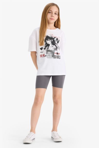 Girl Printed T-Shirt Leggings 2 Piece Set