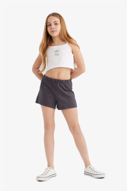 Girl Printed Tank Top Shorts 2 Piece Set