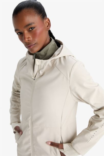 Parka imperméable Slim Fit à capuche et fermeture zip de DeFactoFit