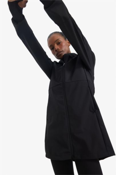 Parka imperméable Slim Fit à capuche et fermeture zip de DeFactoFit