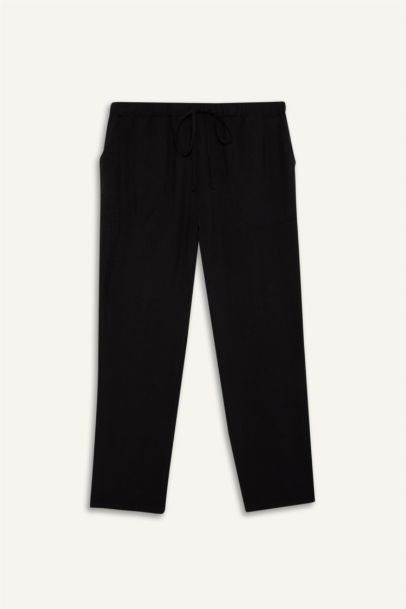 Carrot Fit Regular Hem Trousers