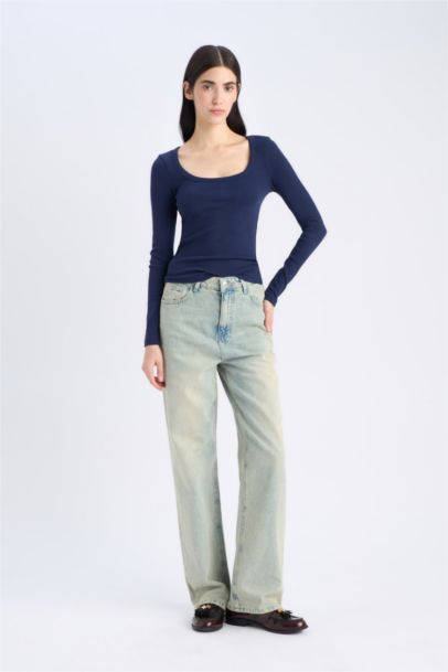 Slim Fit Basic Ribbed Camisole T-Shirt