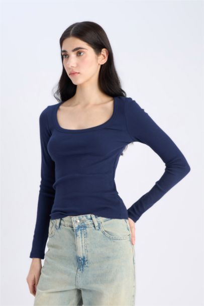 Slim Fit Basic Ribbed Camisole T-Shirt