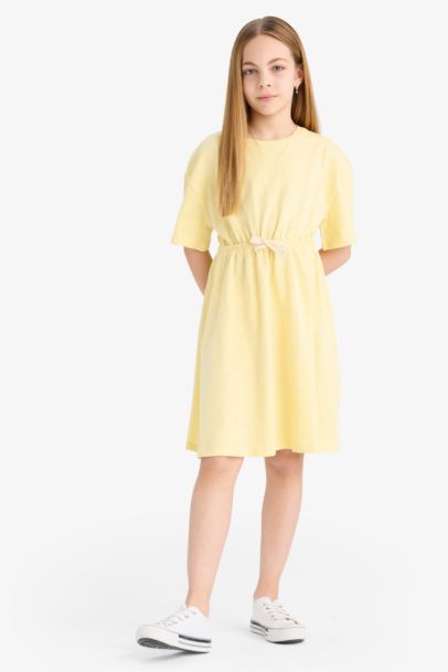 Girl Oversize Fit Short Sleeve Dress
