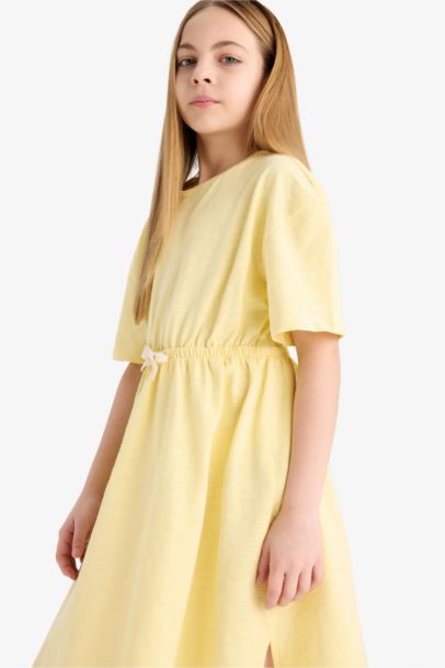Girl Oversize Fit Short Sleeve Dress