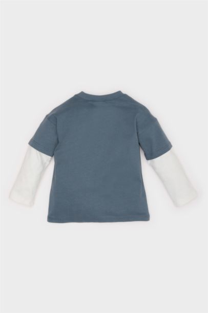 T-Shirt À Manches Longues En Tricot SKATEBOARD Col Ras Du Cou BéBé Garçon