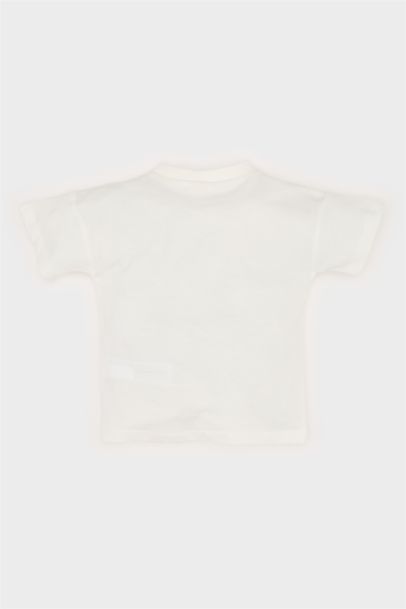 Baby Boy Regular Fit Dinosaur Printed Short Sleeve T-shirt