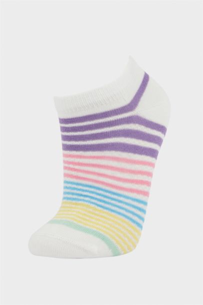 Хлопковые спортивные носки для девочек, 5 пар