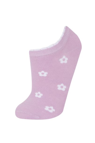 جوارب قصيرة قطن بناتي - 7 قطع