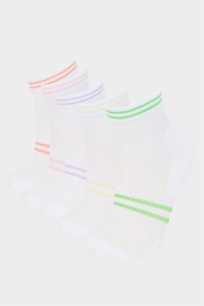 Girl 5 Piece Short Socks