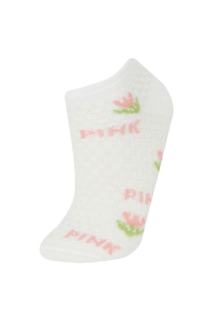 Kız Çocuk 3'lü Pamuklu Patik Çorap