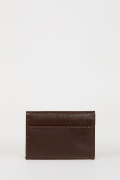 Erkek Suni Deri Kartlık