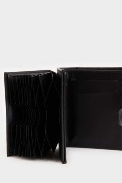 Man Faux Leather Wallet