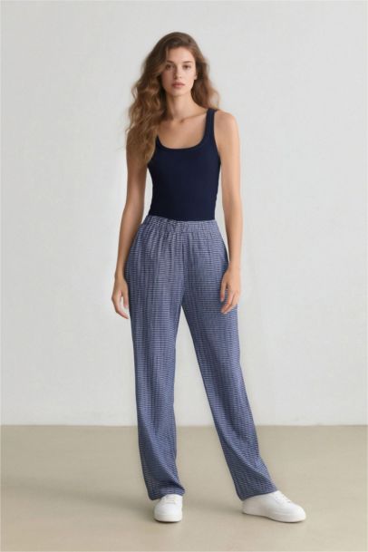 Wide Leg Normal Waist Trousers