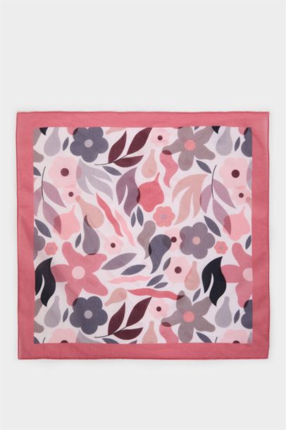 باندانا نسائي قطن منقوش