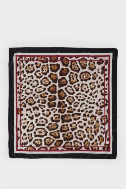 Woman Patterned Satin Bandana