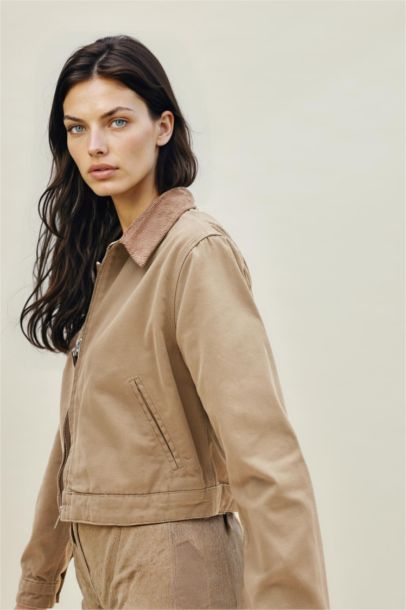 جاكيت خفيف قطن قصة عادية بياخة بولو