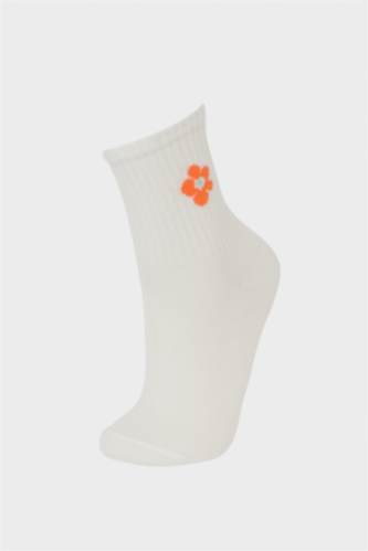 Girl 3 Piece Cotton Long Socks