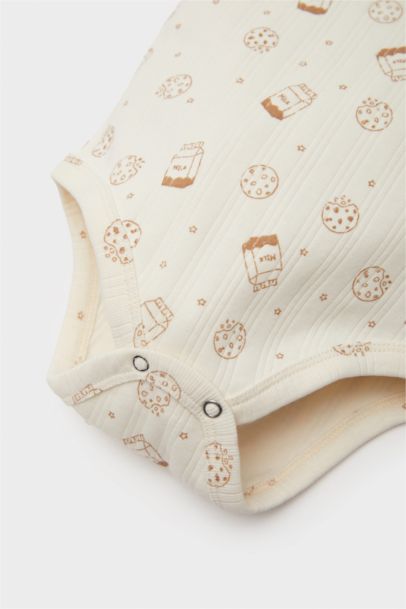 Ensemble de Body côtelé imprimé et pantalon pour bébé garçon