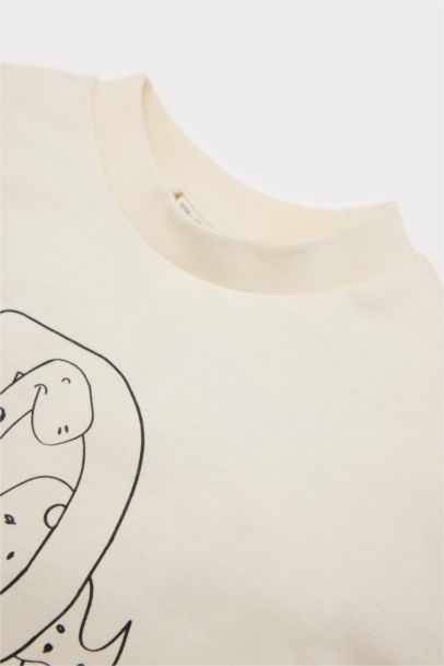 اوفر ولادي حديثي الولادة ردن طويل ممشط قصة عادية - قطعتين