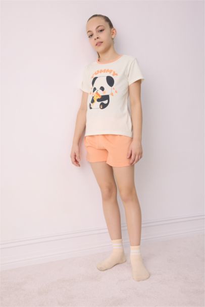 Girl Top Shorts 2 Piece Pajama Set