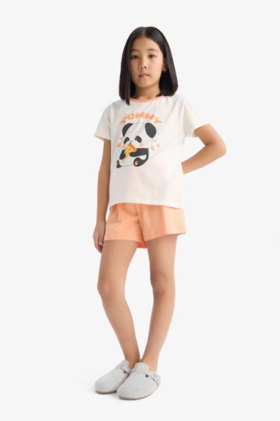 Girl Top Shorts 2 Piece Pajama Set