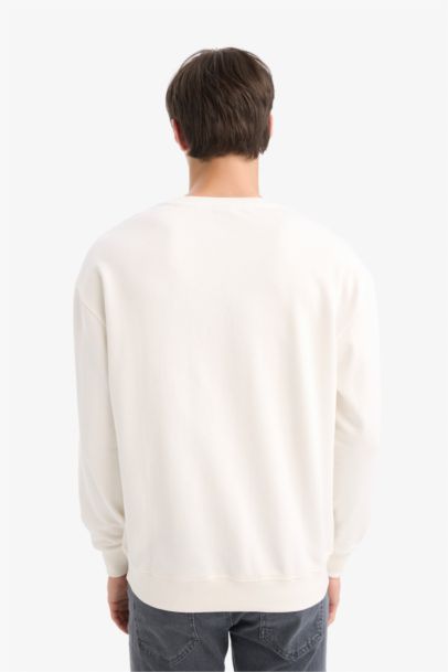 Boxy Fit Printed Sweatshirt