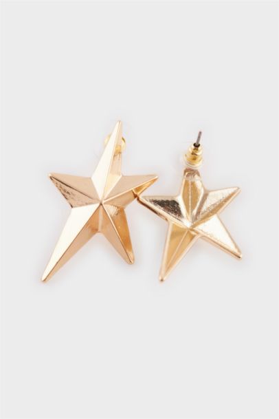 Woman Star Gold Earrings