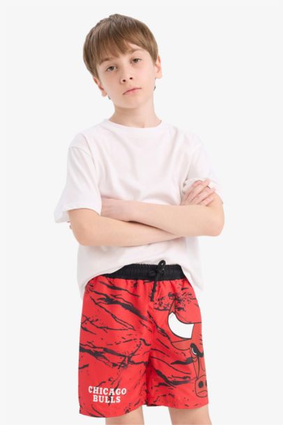 Short de bain NBA Chicago Bulls pour garçon