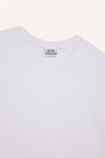 Girl Relax Fit Crew Neck Short Sleeve T-Shirt