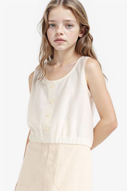 Girl Short Sleeve Blouse